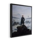 Wanderer above the Sea of Fog Framed Canvas Print Gallery Image 2