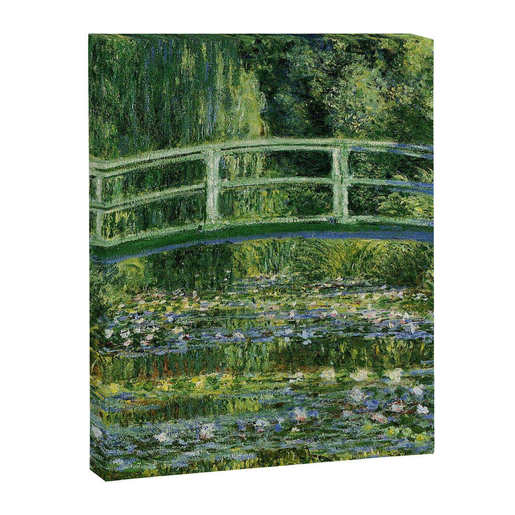 Water Lilies and Japanese Footbridge, Claude Monet Canvas Print Gallery Image 8