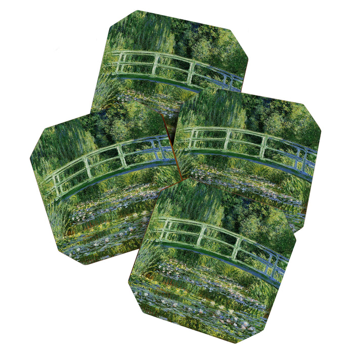 Water Lilies and Japanese Footbridge, Claude Monet Coaster Gallery Image 1