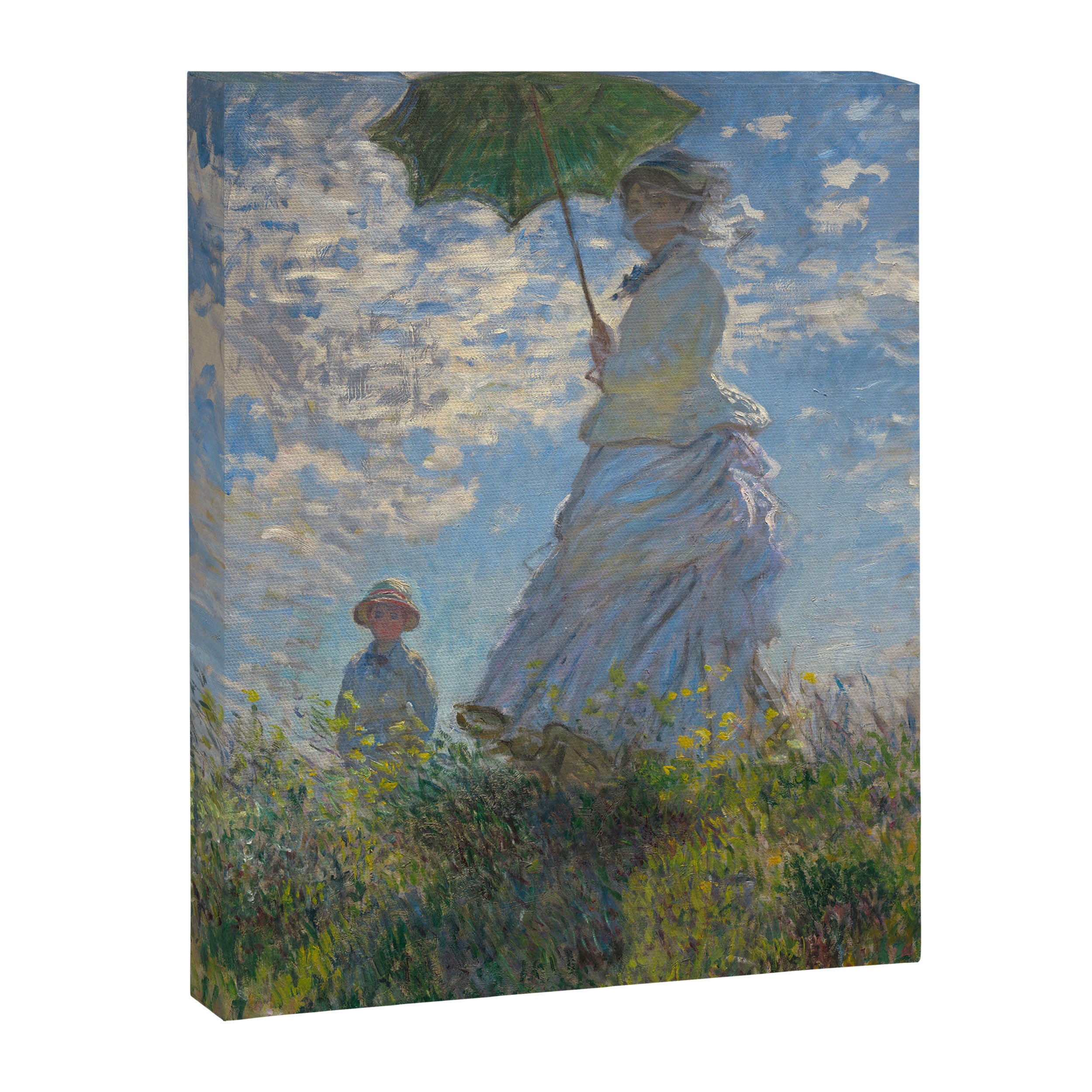 Woman with a Parasol, Monet Canvas Print Gallery Image 6