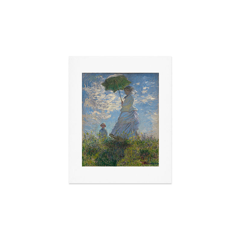 Woman with a Parasol, Monet Art Print Gallery Image 1