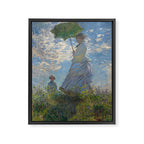 Woman with a Parasol, Monet Framed Canvas Print Gallery Image 6