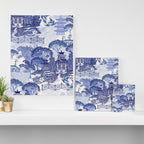 Blue Willow Godzilla Canvas Print Gallery Image 3