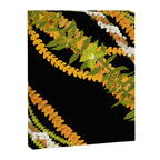 Diagonal Lei Pikake and Orange Lokelani Ti Leaf Puakenikeni Lantern Ilima Canvas Print Gallery Image 8