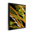 Diagonal Lei with more pakalana to add more green to the design Framed Canvas Print Gallery Image 2