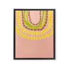 Lei Drape Puakenikeni Pakalana Lokelani Framed Canvas Print Gallery Image 8