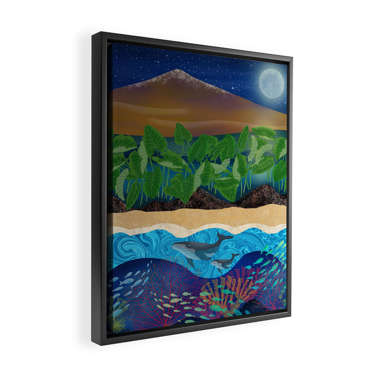 Mauna Kea Framed Canvas Print Gallery Image 2