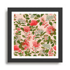 Ohia Lehua Tree on Pink Framed Art Print Gallery Image 1