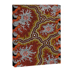 Aboriginal Art Authentic â Mountains Canvas Print Gallery Image 6