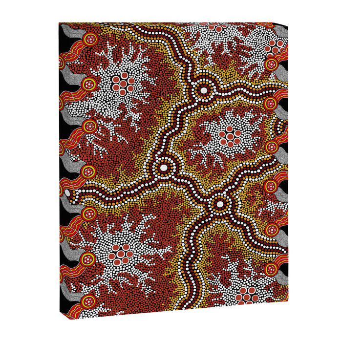 Aboriginal Art Authentic â Mountains Canvas Print Gallery Image 1