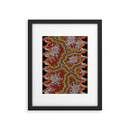 Aboriginal Art Authentic â Mountains Framed Art Print Gallery Image 5