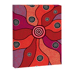 Authentic Aboriginal Art - Central Lands Canvas Print Gallery Image 6