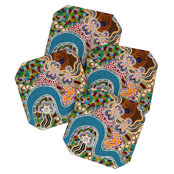 Authentic Aboriginal Art -  Coaster Gallery Image 1