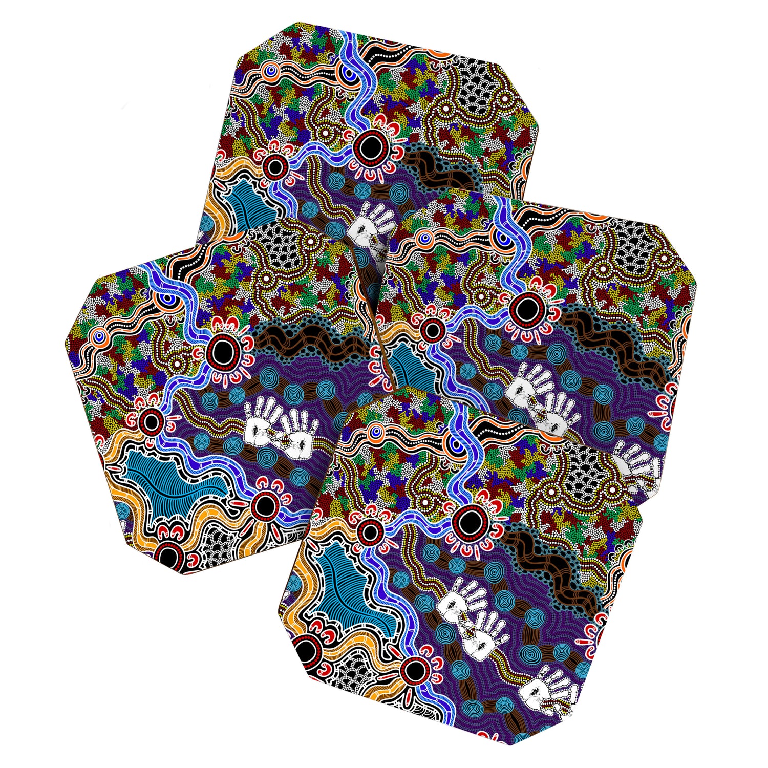 Authentic Aboriginal Art - Discovering Your Dreams Coaster Gallery Image 1