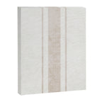 AEGEAN BOLD TICKING STRIPE JUTE Canvas Print Gallery Image 8