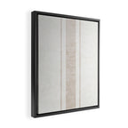AEGEAN BOLD TICKING STRIPE JUTE Framed Canvas Print Gallery Image 2