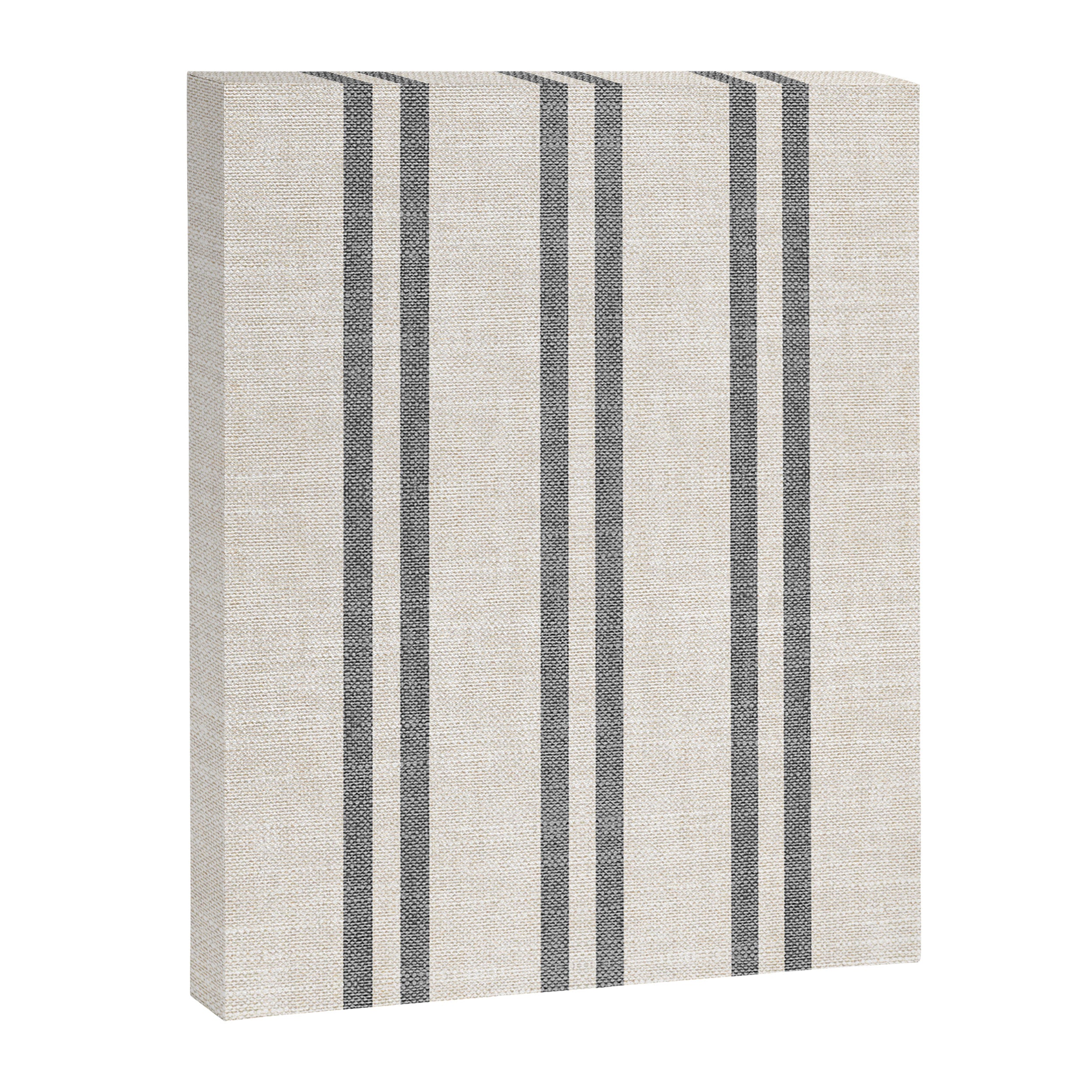 AEGEAN GREY STRIPE Canvas Print Gallery Image 8