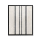 AEGEAN GREY STRIPE Framed Canvas Print Gallery Image 8