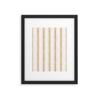 AEGEAN JUTE STRIPE Framed Art Print Gallery Image 6