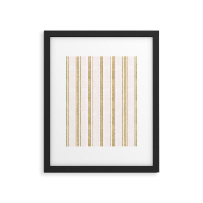 AEGEAN JUTE STRIPE Framed Art Print Gallery Image 1