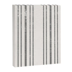 AEGEAN MULTI STRIPE BLACK Canvas Print Gallery Image 8