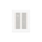 AEGEAN MULTI STRIPE BLACK Art Print Gallery Image 1
