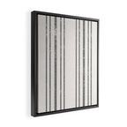 AEGEAN MULTI STRIPE BLACK Framed Canvas Print Gallery Image 2