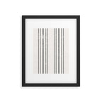 AEGEAN MULTI STRIPE BLACK Framed Art Print Gallery Image 6