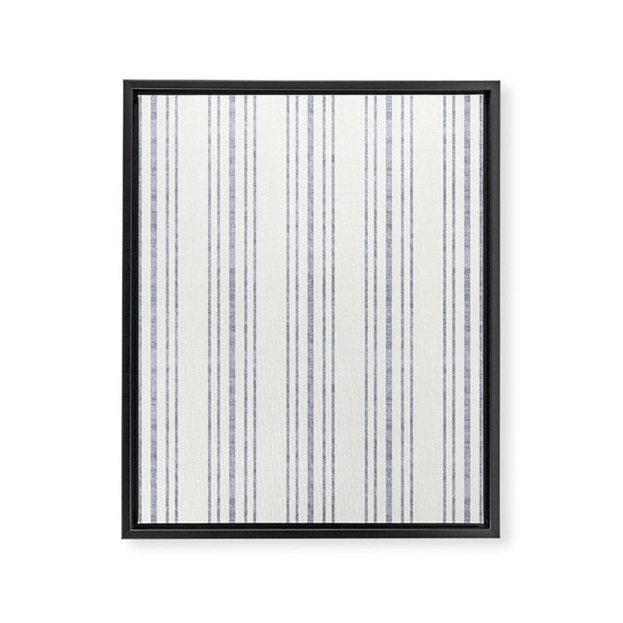 AEGEAN MULTI STRIPE Framed Canvas Print Gallery Image 1