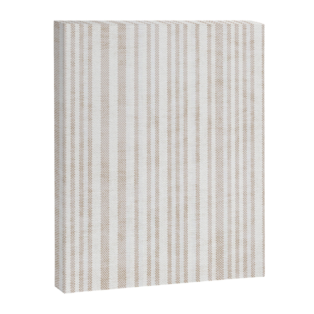 AEGEAN SOFT TICKING STRIPE Canvas Print Gallery Image 8