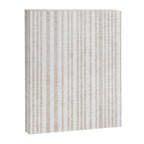 AEGEAN SOFT TICKING STRIPE Canvas Print Gallery Image 8