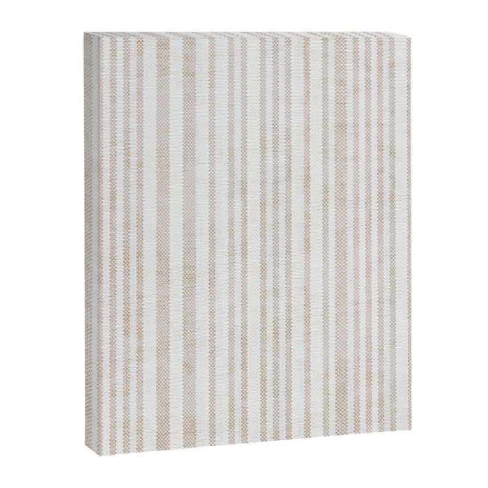 AEGEAN SOFT TICKING STRIPE Canvas Print Gallery Image 1
