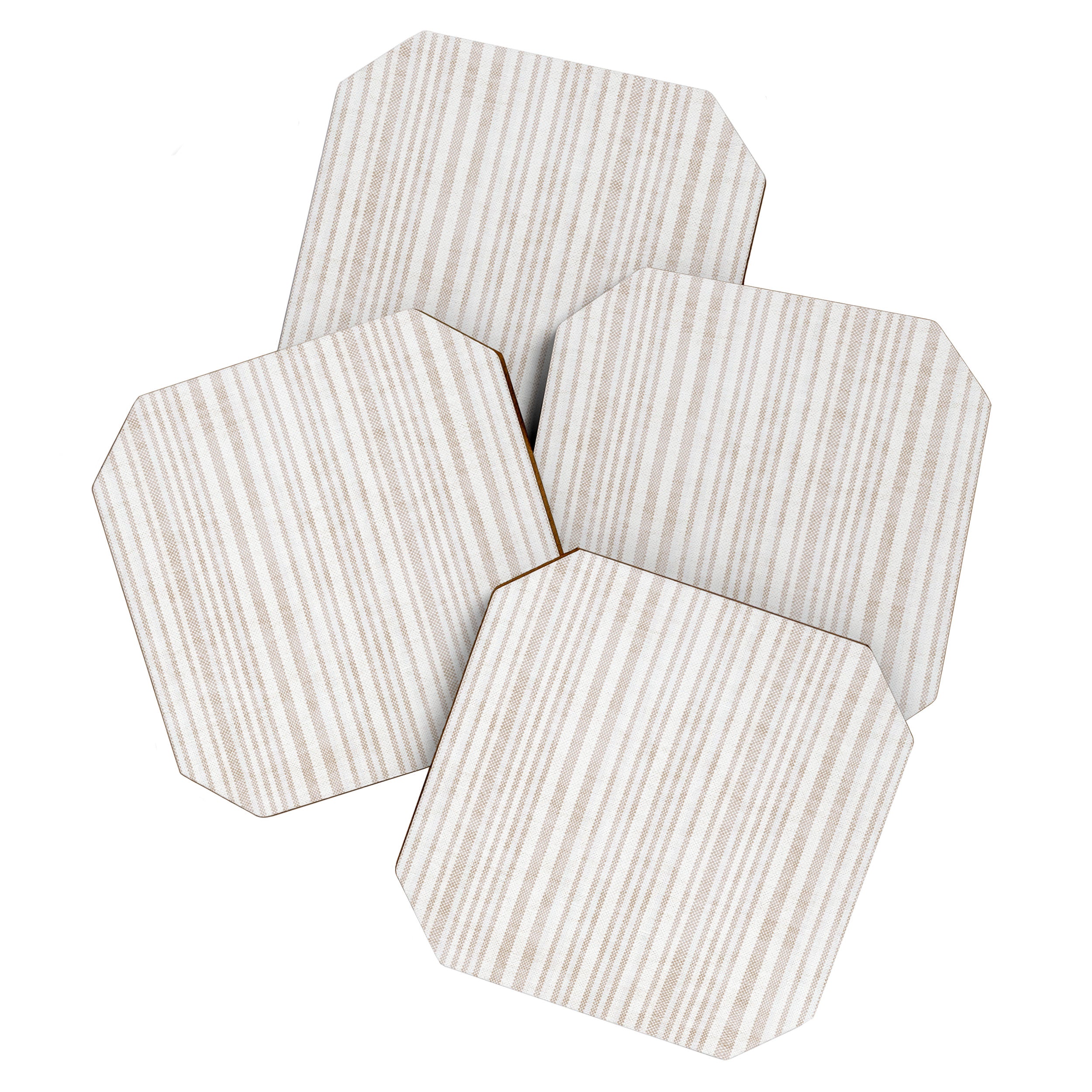 AEGEAN SOFT TICKING STRIPE Coaster Gallery Image 1