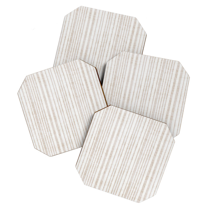 AEGEAN SOFT TICKING STRIPE Coaster Gallery Image 1