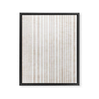 AEGEAN SOFT TICKING STRIPE Framed Canvas Print Gallery Image 8
