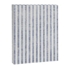 AEGEAN TICKING STRIPE BLUE Canvas Print Gallery Image 8