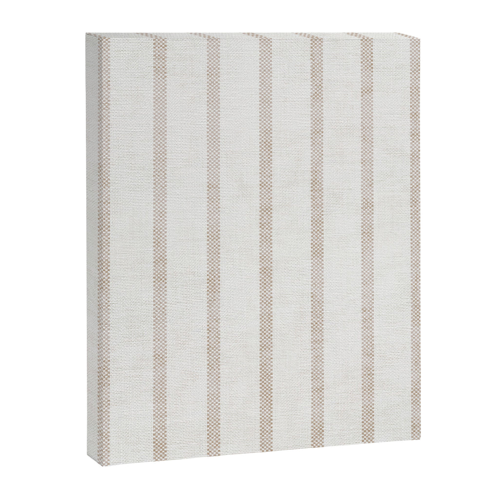 AEGEAN WIDE SPACED TICKING JUTE Canvas Print Gallery Image 8