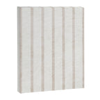 AEGEAN WIDE SPACED TICKING JUTE Canvas Print Gallery Image 8