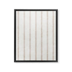 AEGEAN WIDE SPACED TICKING JUTE Framed Canvas Print Gallery Image 8