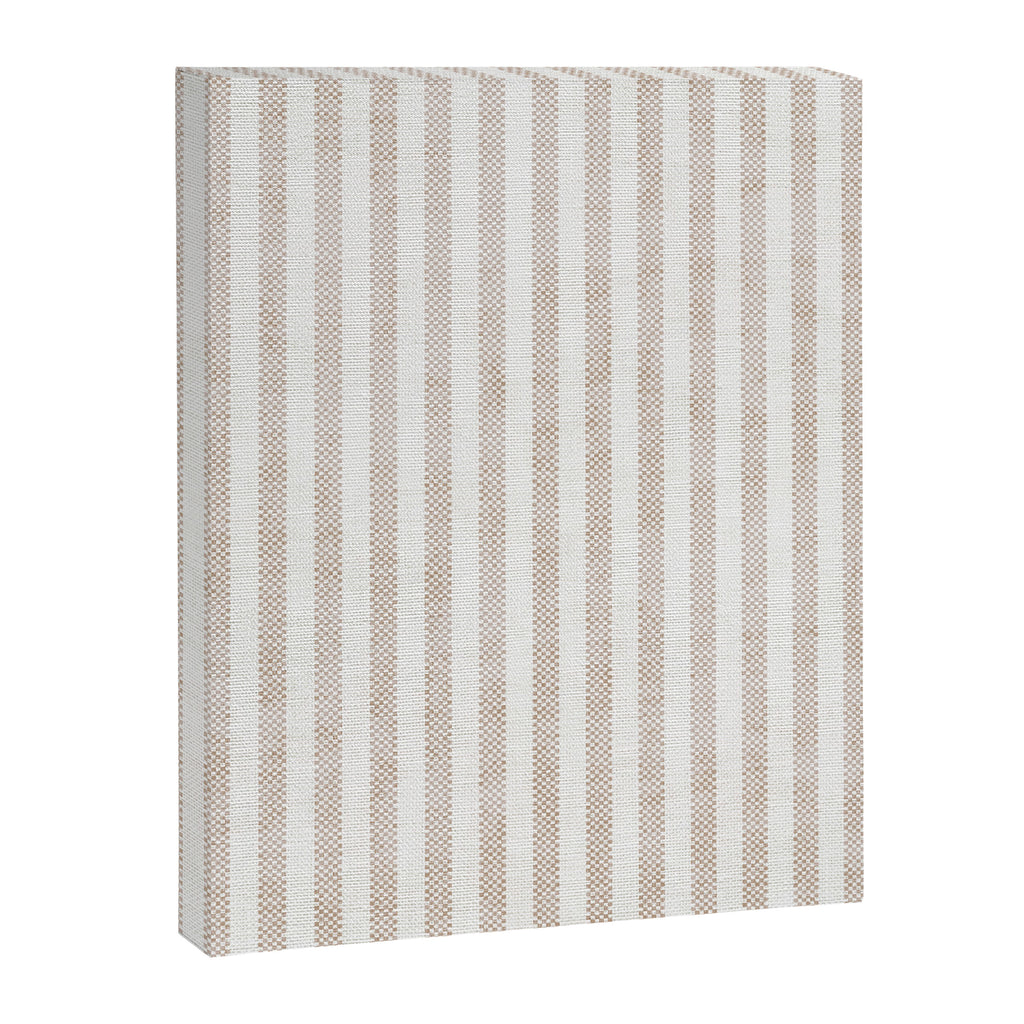  AEGEAN WIDE TICKING STRIPE JUTE Canvas Print Gallery Image 8