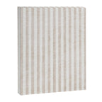  AEGEAN WIDE TICKING STRIPE JUTE Canvas Print Gallery Image 8
