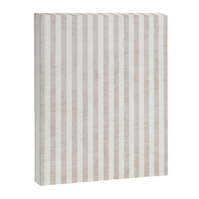  AEGEAN WIDE TICKING STRIPE JUTE Canvas Print Gallery Image 1