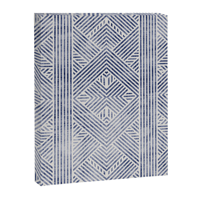 AMAI GEO DENIM Canvas Print Gallery Image 1