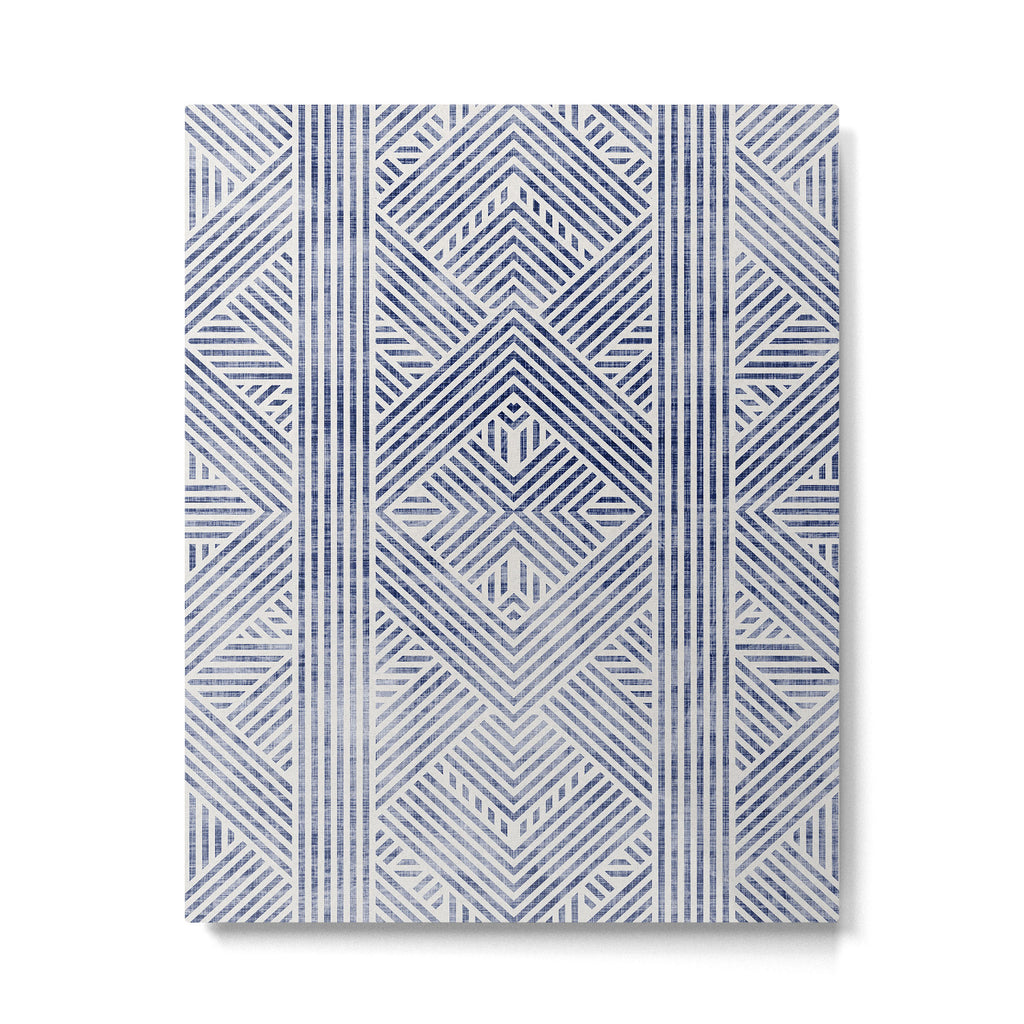 AMAI GEO DENIM Metal Print Gallery Image 1