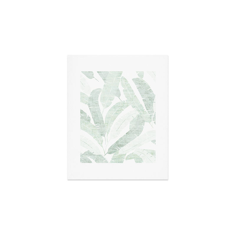 BANANA LEAF LIGHT Art Print Gallery Image 1