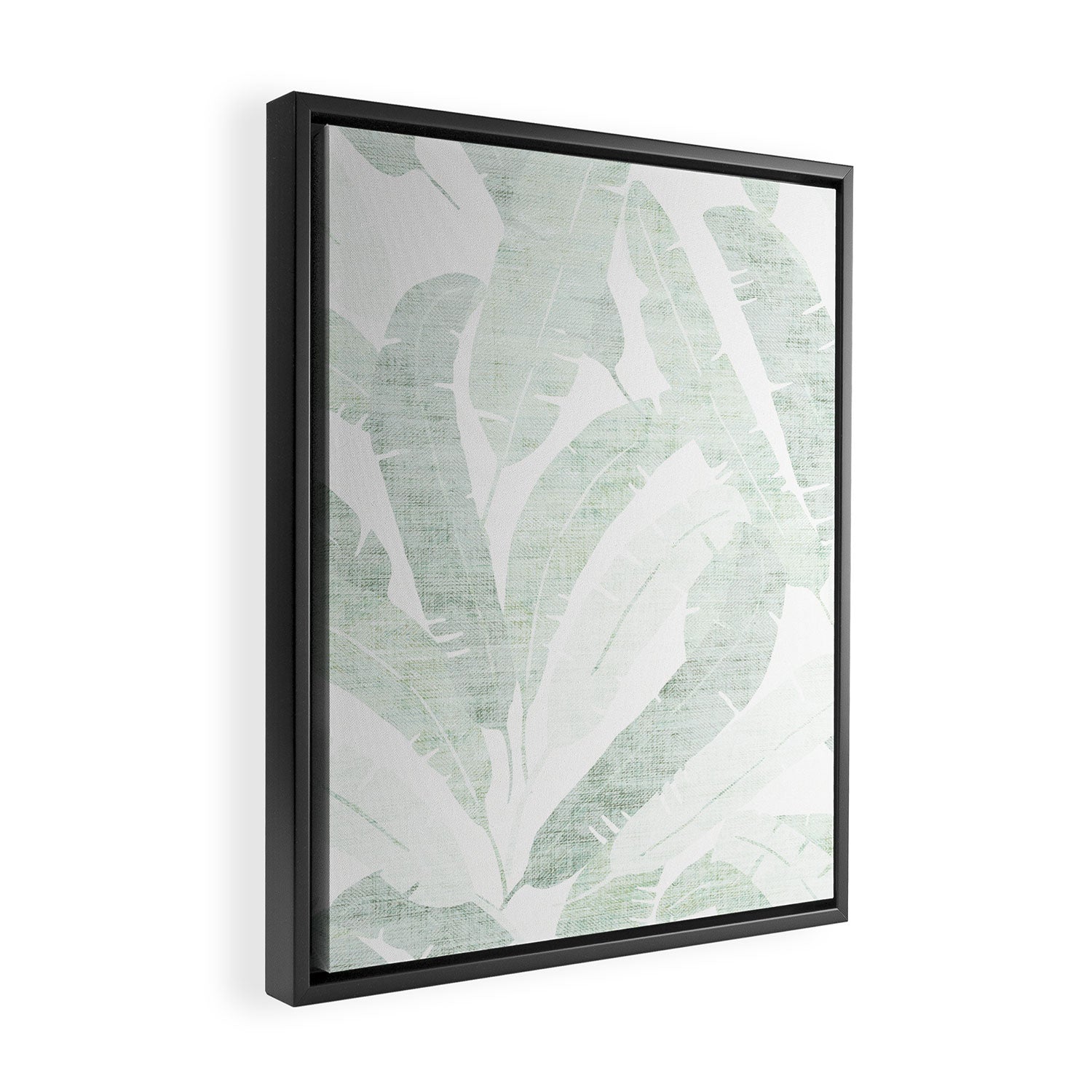 BANANA LEAF LIGHT Framed Canvas Print Gallery Image 2