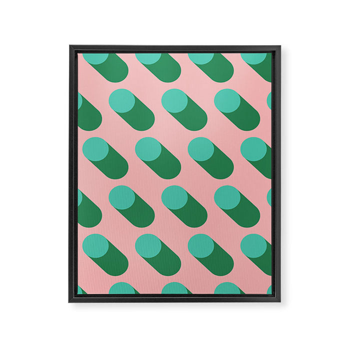 BAUHAUS POP BASIL Framed Canvas Print Gallery Image 1