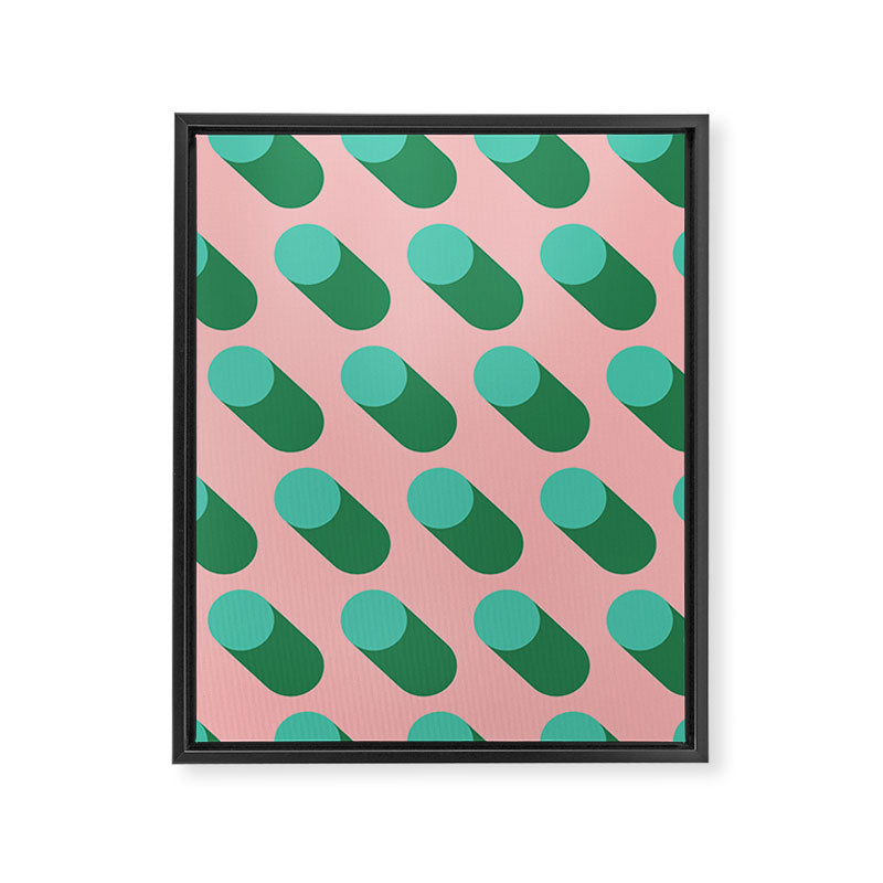 BAUHAUS POP BASIL Framed Canvas Print Gallery Image 8