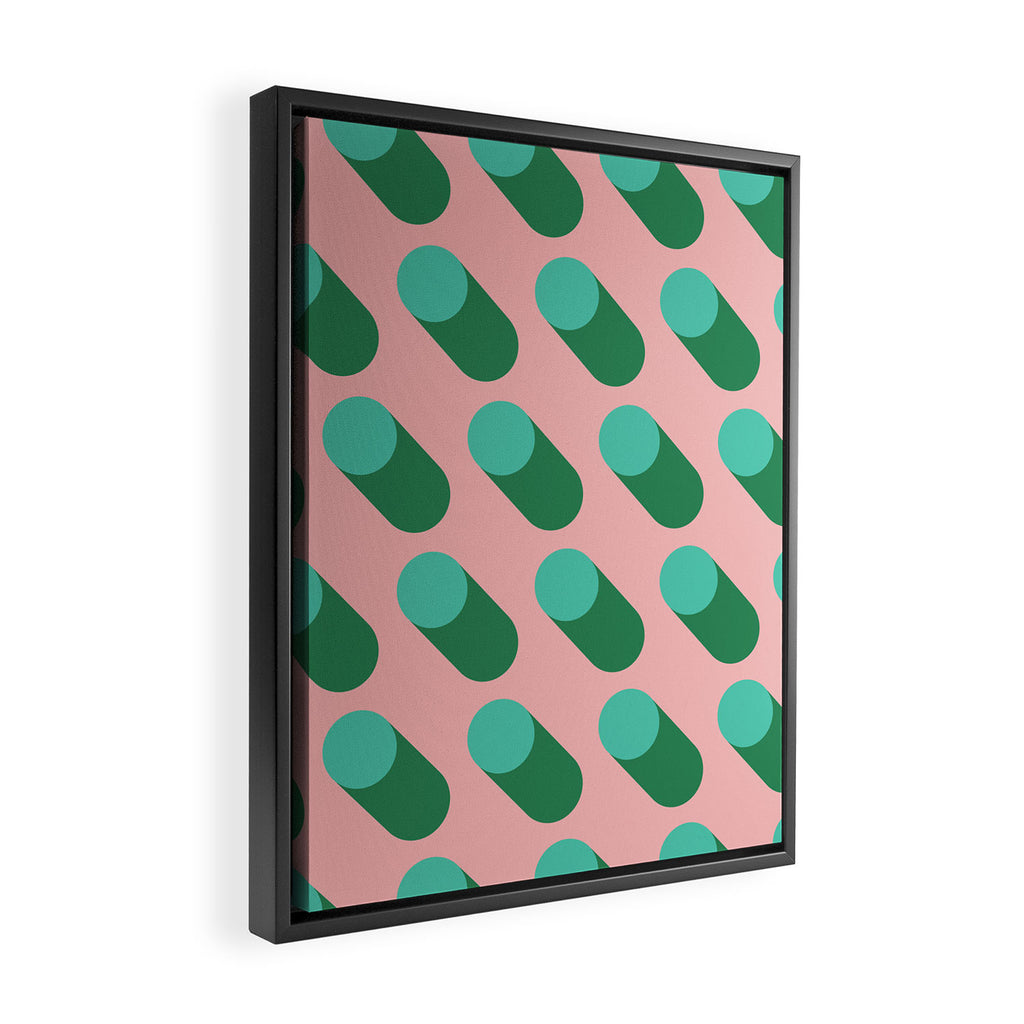 BAUHAUS POP BASIL Framed Canvas Print Gallery Image 2
