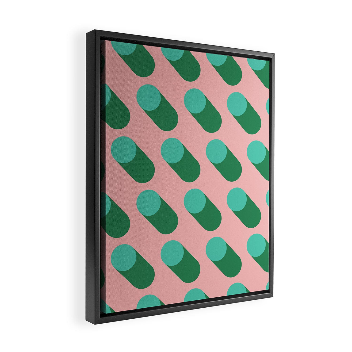 BAUHAUS POP BASIL Framed Canvas Print Gallery Image 2